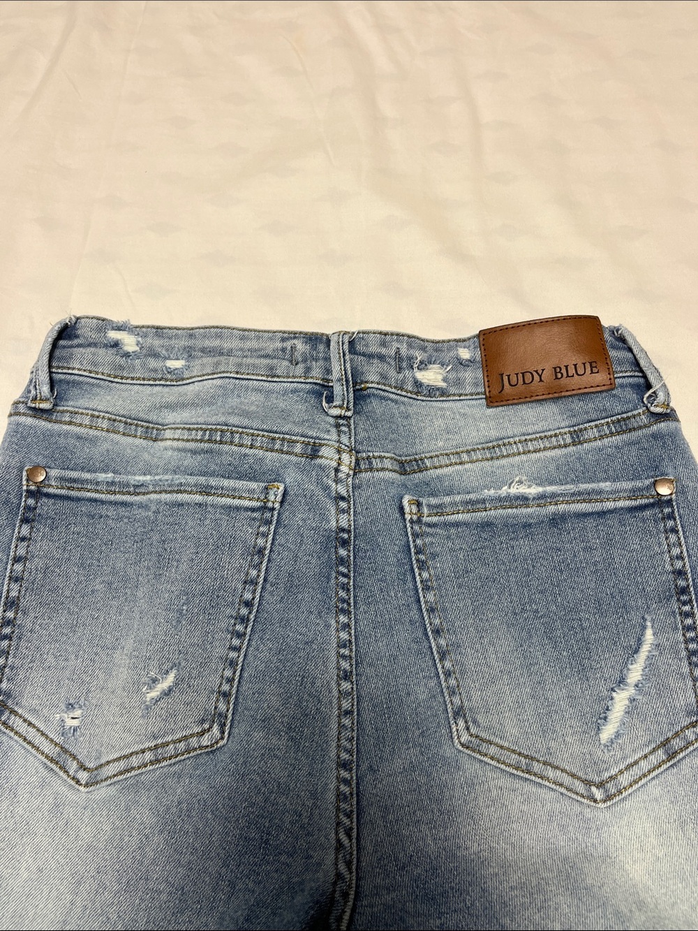 Judy Blue Light Wash Flare Jeans - Picture 7 of 10